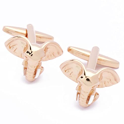 Manschettenknöpfe - Elefant Kopf Rose Gold Cover