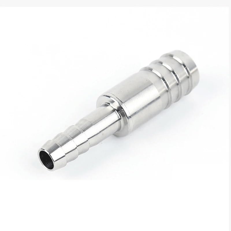 Raccord de tuyau barbelé réducteur 14-20mm, joint pagode droit 2 voies en acier inox, 10 pièces