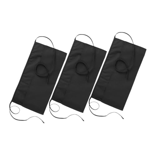 Tablier demi bistro lot de 3 pièces respirant avec poches pour café