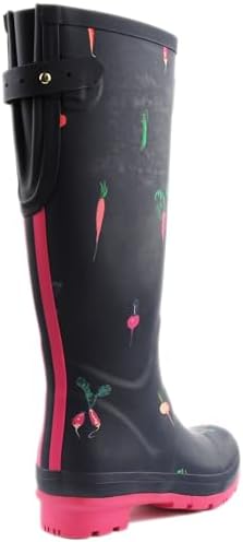 Joules Welly Print Navy Vegetables 6 B (M) Review | Image 2