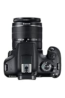 Canon EOS 2000D Spiegelreflexkamera - mit Objektiv EF-S 18-55 F3.5-5.6 III & EF-S 18-55mm F3.5-5.6 is II Universalzoom-Objektiv (58mm Filtergewinde) schwarz – Ansicht 4