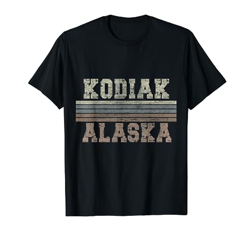 Retrò Kodiak Alaska Maglietta