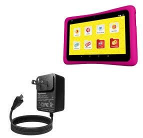 BoxWave Charger Compatible with Nabi Barbie Tablet - Wall Charger Direct (15W), Rapid Charge Your Device with Built-in 6ft Cable