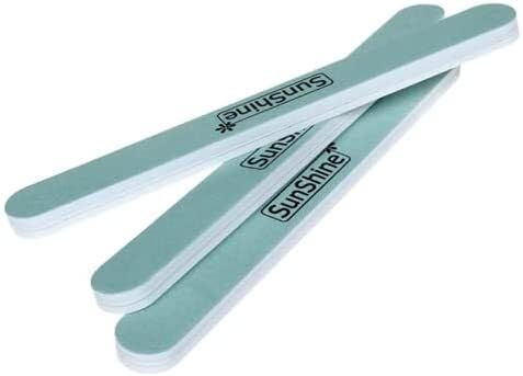 SUNSHINE Nail Shine Buffer Nail File 600/3000 Grit, Two Side Manicure and Pedicure Tools (5 PIECES)