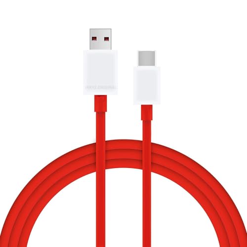 Image of Original 65W Warp Charging USB to Type C Cable Compatible with oneplus 12 / 12R / 12 Pro / 11 /11R / 10R / 10 Pro /Nord CE 4 / Nord 3 / Nord 3T / Nord 2t (Only Cable)