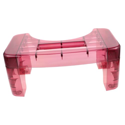 ROMISBABA para Inodoro Transparente de Plástico Resistente Soporte Ergonómico para Adultos y Posición de Cuclillas para Baño para Entrenamiento Infantil Públicos