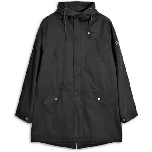 Parka Lambretta homme noir 4XL grande taille