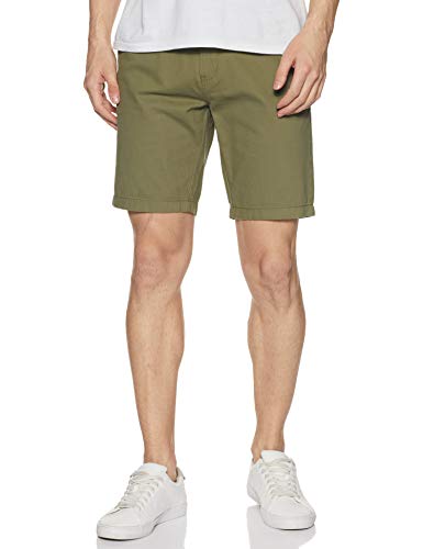 Image of Amazon Brand - Inkast Denim Co. Men's Regular Fit Cotton Woven Shorts (INKSH-TO-001 Lt. Olive 32)