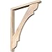 Ekena Millwork BKT0402X30X36OLY03SDF Olympic Arts and Crafts Smooth Bracket w/Offset Brace, Douglas Fir
