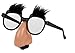 Juvale Funny Nose Glasses Costume - Medium, Multicolored, Pack of 12 - Novelty Nose & Mustache Sunglasses Disguise Glasses for Adults - Groucho Marx Style