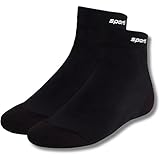 Sporti Swim Socks for Fins, Nylon Spandex, Swimming Fins Accessories, Suitable for Water Sports Snorkeling, Scuba Diving, Paddling, Boarding - Black - Large