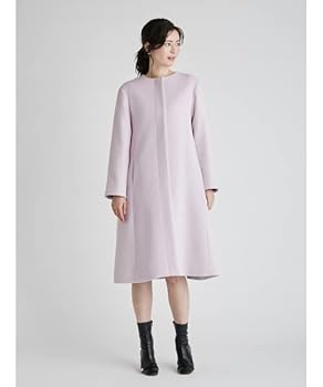【新品】CELFORD　バックタック　ノーカラーコート 38 ラベンダー Amazon.co.jp: [セルフォード] バックタックノーカラーコート