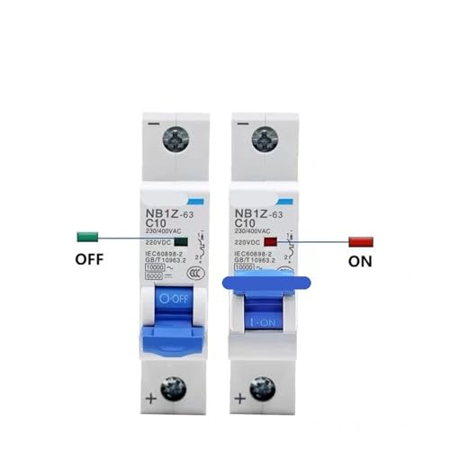 Disyuntor NB1Z-63 DC220V 2A para circuito solar residencial e interruptor de aire KL4-3b 3