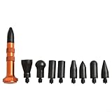 Aluminium-Auto-Ausbeulhammer-Set mit 9 Stück Tap-Down-Köpfen, lackfreie Ausbeulwerkzeuge für Karosserie, Motorrad, LKW, Mikrowelle, Kühlschrank