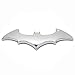 Price comparison product image 3D Emblem Bat Batman Chrome Plastic Foam Adhesive Back Badge from VMG Store