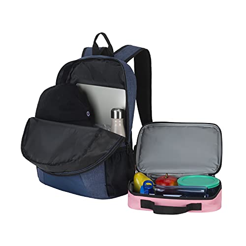 Puma Unisex Child Evercat & Lunch Kit Combo Backpacks, Navy/Pink, Youth Size Us #TOP3