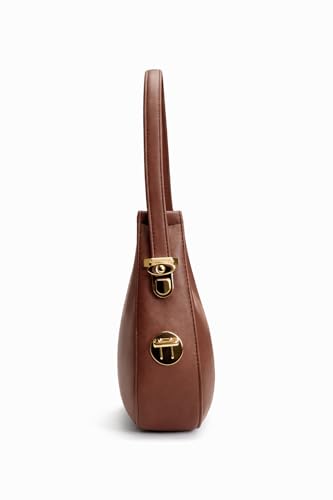 Image of Women's Shoulder & Sling Bag with Zipper Closure, Detachable Long Strap, Spacious Single Compartment Handbag for Daily & Office Use | Trendy Design