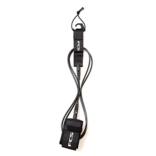 FCS Reg Essential Surf Leash Black 7
