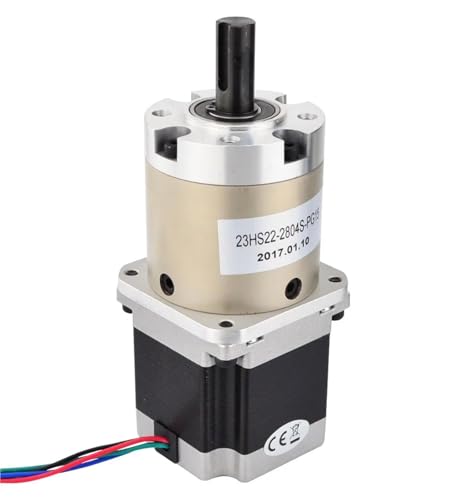 Moteur pas à pas robuste réducteur planétaire 15:1 haute précision 2.8A