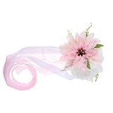 Fleurs artificielles réalistes : Fabriqués en tissu de soie, ces rideaux tiebacks imitent fidèlement l’apparence et texture des fleurs naturelles, offrant un rendu visuel charmant et longévité appréciable pour décoration intérieure et événementielle