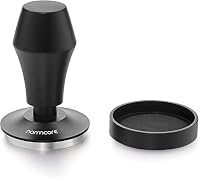Normcore Kaffee Tamper 58.5mm - Druckregulierender - Barista Stempel mit 15lb / 25lb /30lbs Anpressdruck - Aluminiumgriff Matte (Tamper-Base Ripple, Durchmesser Ø 58,5mm) – Ansicht 4