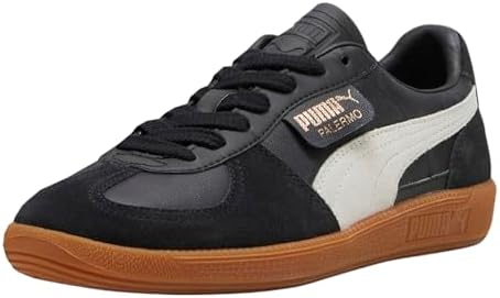 PUMA Palermo Leather PUMA Preto/Cinza Pena/Goma 7,5 D (M) | Amazon