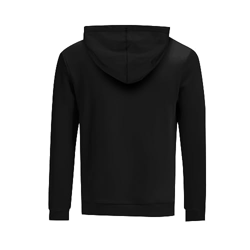 Men'S Hoodies,Big And Tall Plain Hoodie Sweatshirts Fashion Hooded Pullover Casual Long Sleeve Fall Top M-4Xl4
