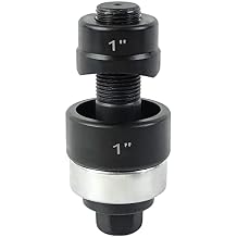 AMZCNC Manual Knockout Punch Kit, Heavy Duty Metal Sheet Knock Out Box Hole Cutter Conduit Punch Driver Die Set Conduit Hole Size 1" Knockout Punch