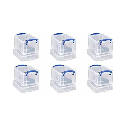 Really Useful Products 3 Litre Storage Box 6 Pack Cover