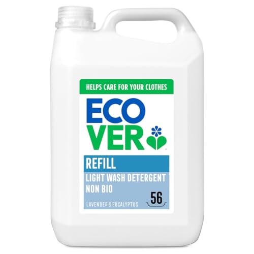 Image of Ecover Non-Bio Laundry Liquid Refill, Lavender & Eucalyptus, 5L