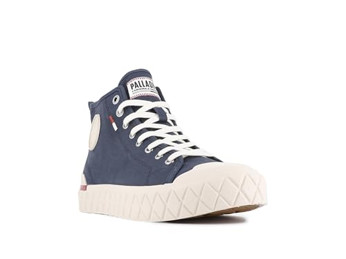 Image of Palladium Unisex Palla Ace Mid Organic Canvas Lace Up Sneaker