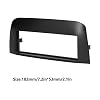 Single DIN Radio Stereo Dash Kit, Compatible with Punto EVO 2009-2017 Linea 323 2012, Central Console Dashboard Frame