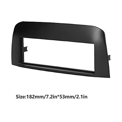 Single DIN Radio Stereo Dash Kit, Compatible with Punto EVO 2009-2017 Linea 323 2012, Central Console Dashboard Frame