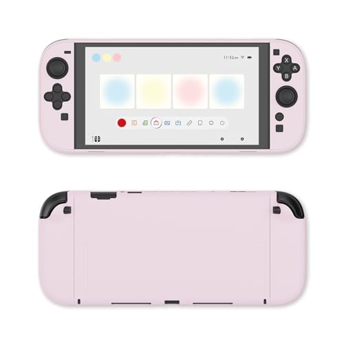 GeekShare Switch 2 Switchカバー switch2対応 スイッチ2025 スイッチカバー PC製 joy con 保護カバー 分体式 全面保護 薄型 傷防止 汚れ防止 対応耐衝撃 取り外し簡単 - 純色 (ピンク, NS2)