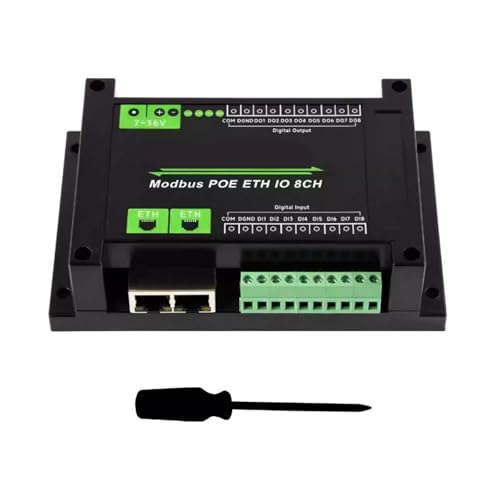 Contrôleur Ethernet 8 voies pour automate PLC et intégration cloud via alimentation PoE