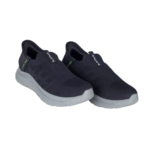 Men’s Slip-On Athletic Walking Shoes, Knit Mesh Upper, Lightweight Comfort, Breathable Mesh Sneakers with Soft Cushion Sole, Sizes 6, 7, 8, 9, 10 (Multicolours)-picture-28