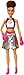 Barbie Boxer Brunette Doll with Boxing Outfit Featuring Short Top with Barbie Graphic, Metallic Boxing Shorts and Pink Boxing Gloves, for Ages 3 and Up  