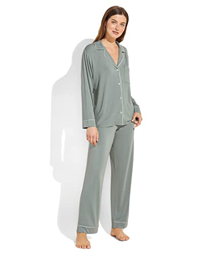 Image of Eberjey Gisele - PJ Set Willow Green /Bone SM