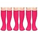 Sarfel Pink Softball Socks for Girls, Youth Soccer Socks, 6-9 Years, 3 Pairs