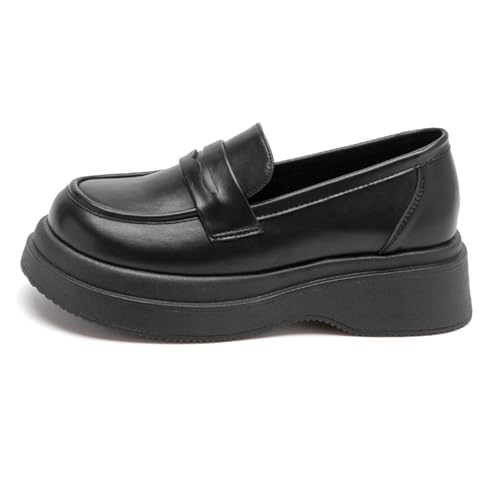 ZFBBD Women's Chunky Platform Loafers for Business/Casual Office Work -