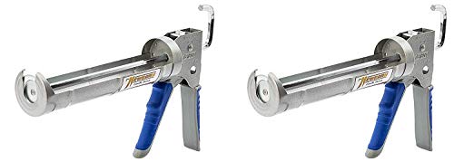 Newborn 930-GTD Drip-Free Smooth Hex Rod Cradle Caulking Gun with Gator Trigger Comfort Grip, 1/10 Gallon Cartridge, 10:1 Thrust Ratio (?wo ?ack)