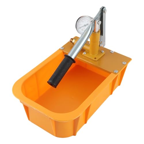Walfront Hydraulic Manual Water Pressure Test Pump, Aluminum Alloy, Ergonomic Design with Adjustable Pressure Lockout for Plumbing Systems and Heating Installations