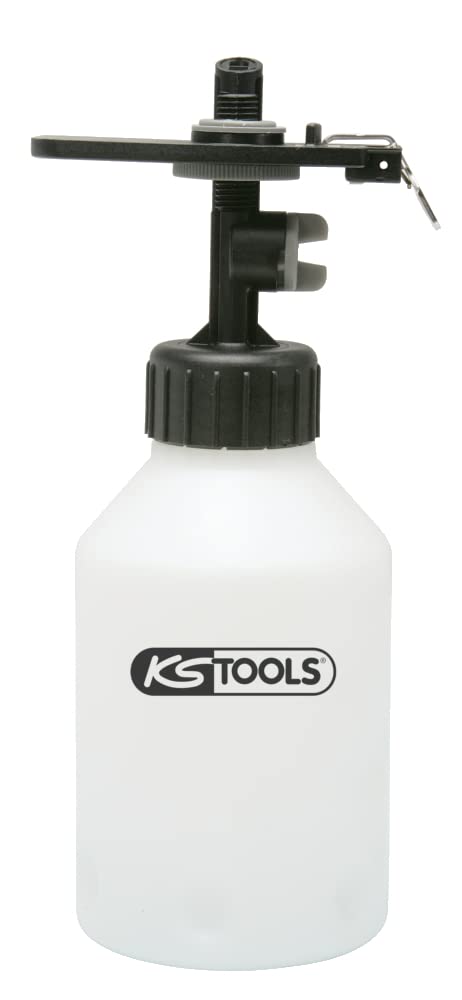 KS Tools, Set di spurgo per freni con contenitori di raccolta 1,5 Litri
