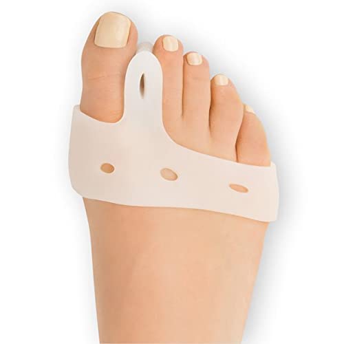 JERN Beige Silicone Gel foot fingers Toe Separator thumb valgus protector Bunion adjuster Hallux Valgus Guard feet care-image-17