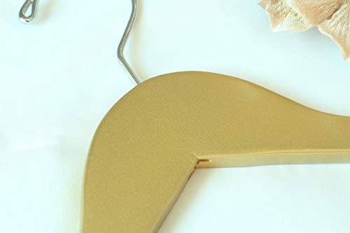 Glitter Gold Or Silver Dress Hangers, Wedding Hangers, Wooden Clothes Hangers, Bridal Party Hangers, Chrome Hooks, 5 Pack #TOP4