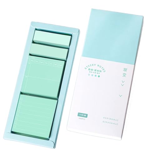 グラデーション付箋セット再配置可能な紙のカラーコード学習会議キッチンメモ学生ギフト