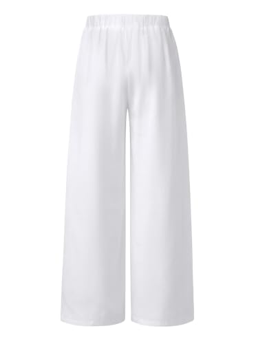Image of Girls Wide Leg Sweatpants Baggy Pants with Pockets | Elastic Waistband, Side Pockets, Relaxed Silhouette, for School, Travel and Everyday Casual Wear