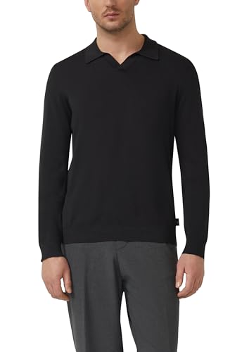Pull avec col polo homme s.Oliver BLACK LABEL 2175271 en maille fine élégante