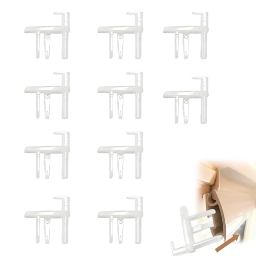 Lot de 5 Paires (10 Pièces) Rechange pour Store de Caravane, pour Moustiquaire Seitz Dometic, Clips d’Extrémité pour Stores de Fenêtres de Camping-Car 5...