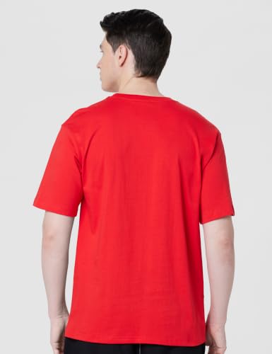 Image of Veirdo 100% Pure Cotton Drop Shoulder Oversized Baggy Fit Half Sleeve Plain Solid Round Neck Multicolor T-Shirt Combo for Men (Pack of 3) (Sizes S-2XL)